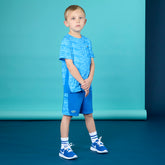 MITCH & SON JNR HECTOR Space Dye Poly Short Set